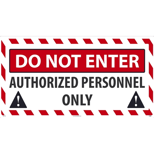 Do Not Enter Authorized Personnel Only (WF01SW)