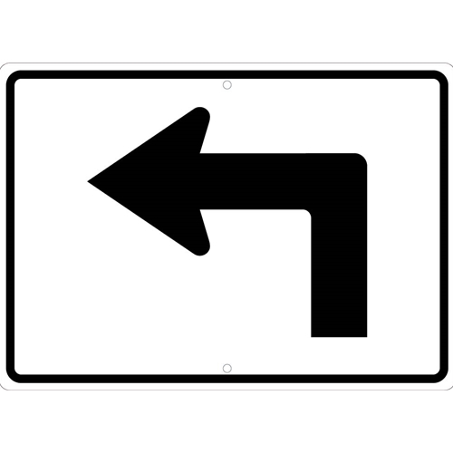 Advance Turn Arrow Left Sign (TM500K)