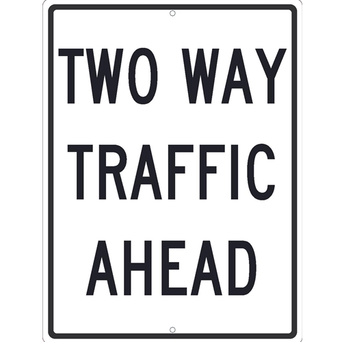 Click here to view larger image Two Way Traffic Ahead (TM517K)