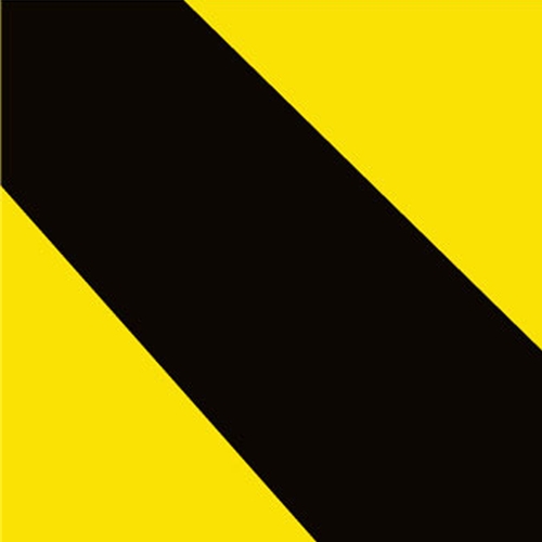 Stripe Safety Tape Black/Yellow (T22018)