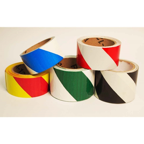 Stripe Safety Tape Black/White (T22118)