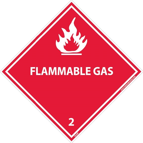 Click here to view larger image Blank Flammable Dot Label (DL2AP)