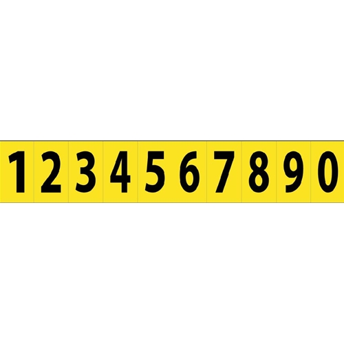 Self-Adhesive Numbers 1" 0-9 (NPS12)