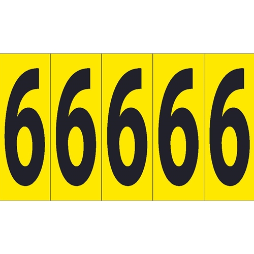 Click here to view larger image Self-Adhesive Numbers 4" (NPS76)