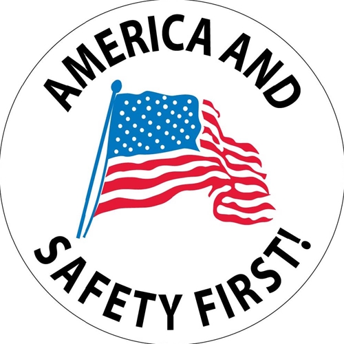 America And Safety First Label (HH61)