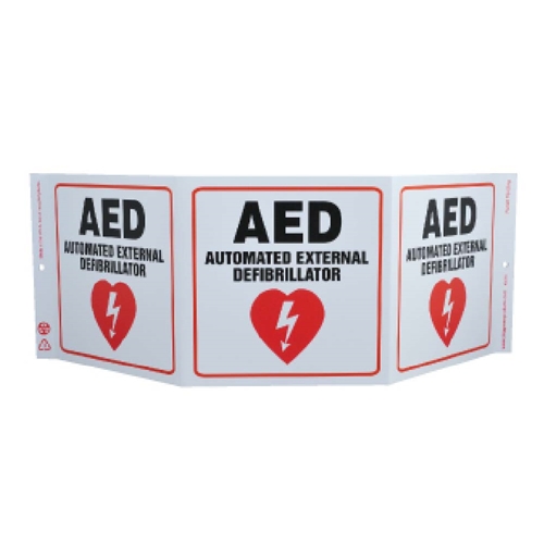 Green Work Aed Sign (GW3055)