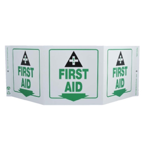 Green Work First Aid Sign (GW3056)