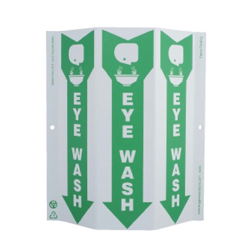 Green Work Eye Wash Sign (GW4054)