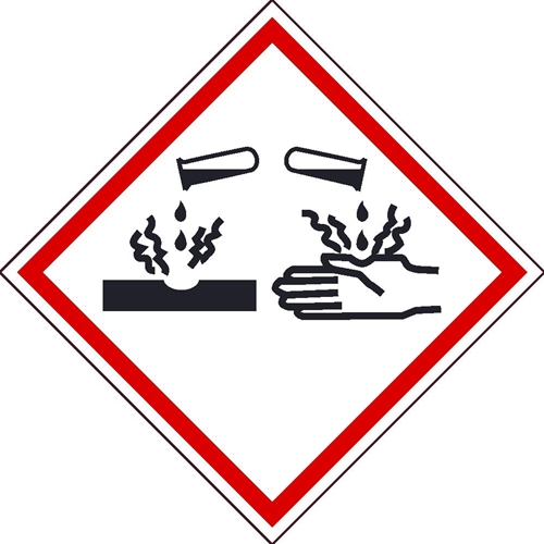 Corrosive Ghs Label (GHS2034AL2)