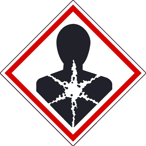 Click here to view larger image Health Hazard Ghs Label (GHS2084AL2)
