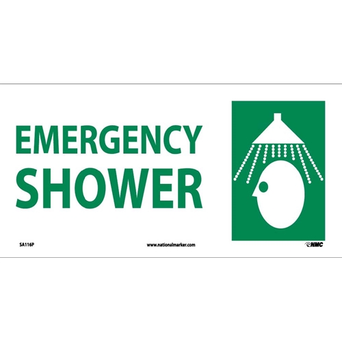 Emergency Shower Sign (SA116P)