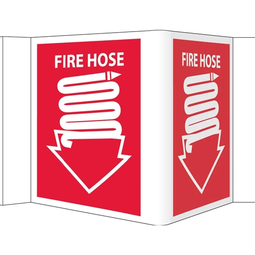 Click here to view larger image Fire Hose Sign (VS2R)