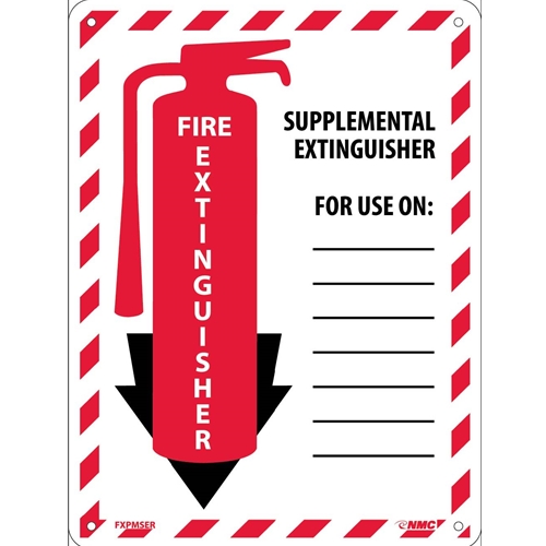 Click here to view larger image Supplemental Extinguisher Sign (FXPMSER)
