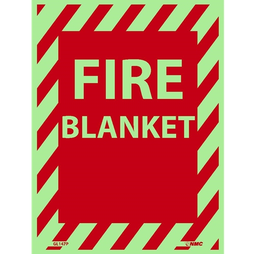 Click here to view larger image Fire Blanket Sign (GL147P)