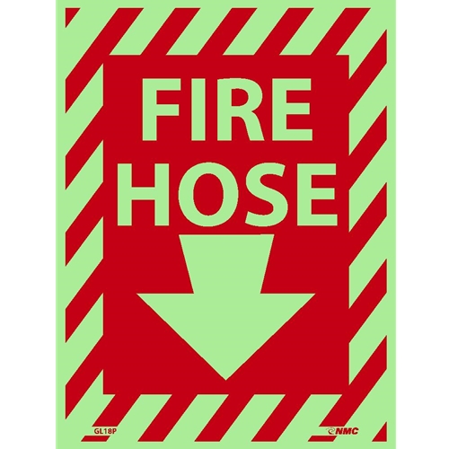 Click here to view larger image Fire Hose Sign (GL18P)