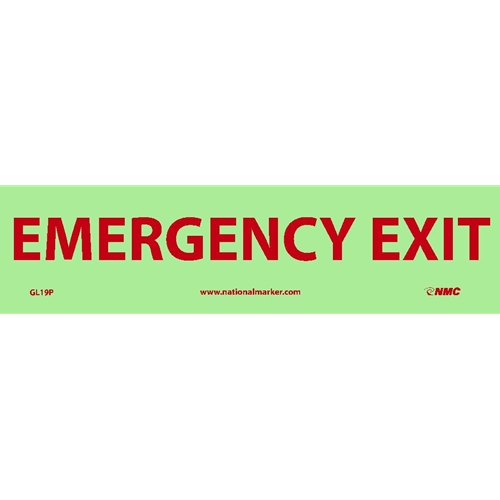 Click here to view larger image Emergency Exit Sign (GL19P)