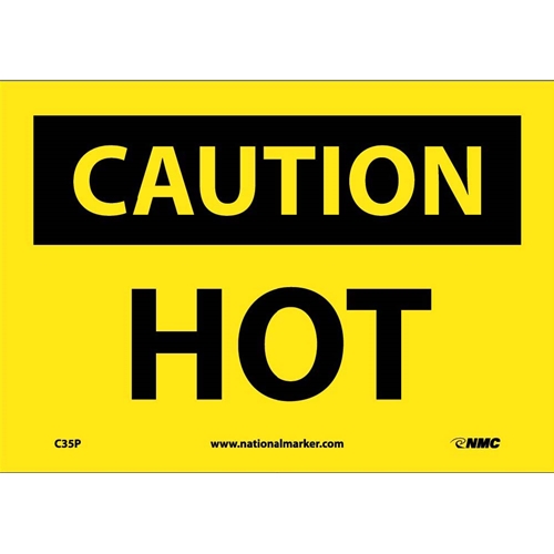Caution Hot Sign (C35P)