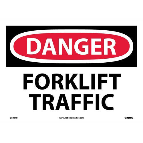 Danger Forklift Traffic Sign (D536PB)