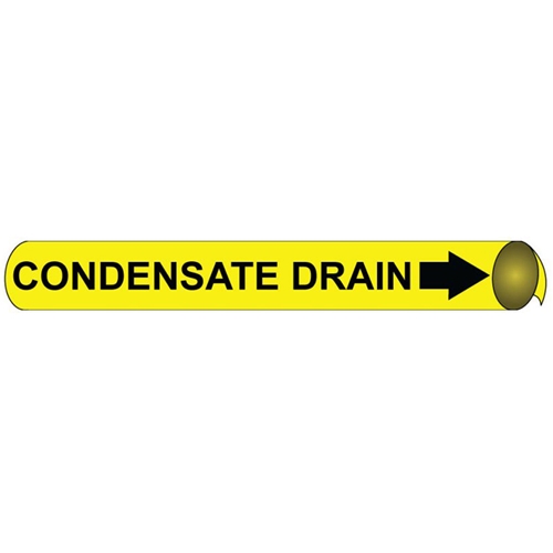 Condensate Drain Precoiled/Strap-On Pipe Marker (A4025)