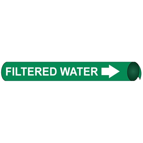 Heating Hot Water Supply Precoiled/Strap-On Pipe Marker (A4121)