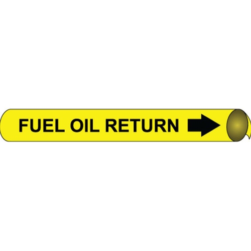 Click here to view larger image Fuel Gas Precoiled/Strap-On Pipe Marker (B4047)