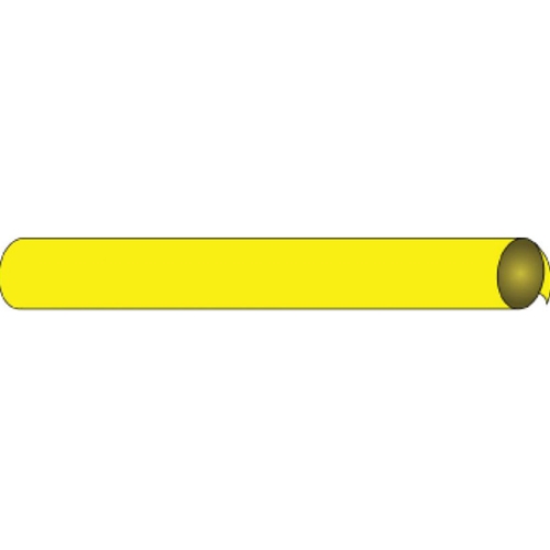 Click here to view larger image Blank Yellow Precoiled/Strap-On Pipe Marker (B6002)