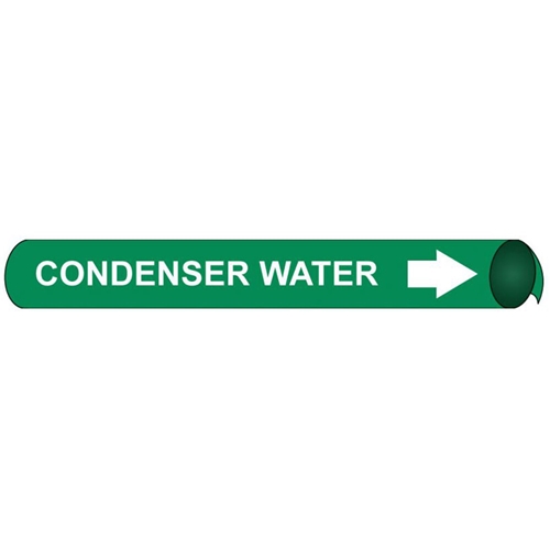 Condenser Water Precoiled/Strap-On Pipe Marker (C4028)