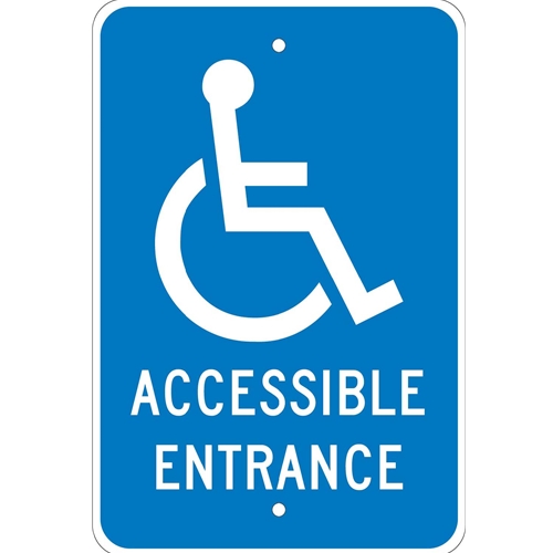 Accessible Entrance Sign (TM149J)