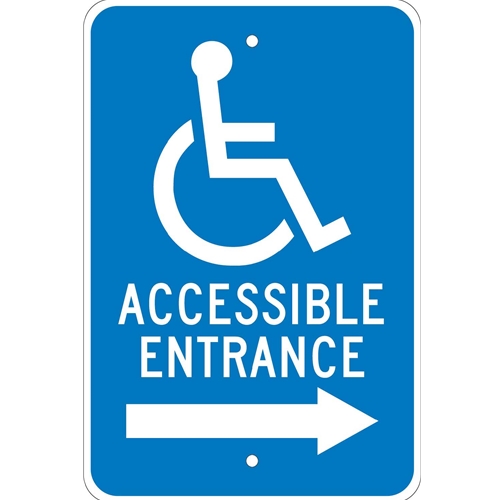 Accessible Entrance Sign (TM151J)