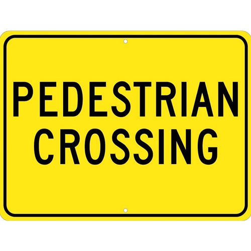 Pedestrian Crossing Sign (TM163K)