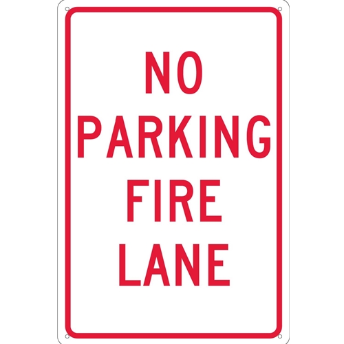 No Parking Fire Lane Sign (TM3G)