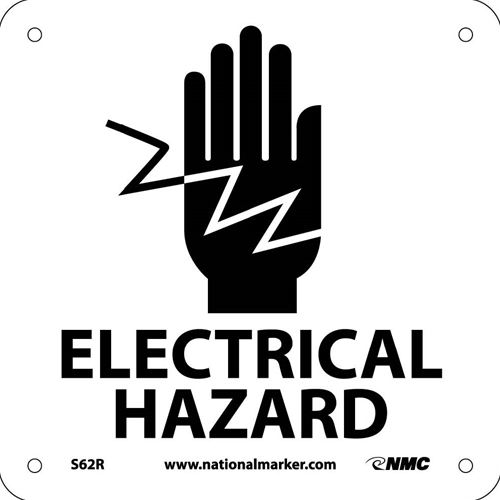 Click here to view larger image Electrical Hazard Sign (S62R)