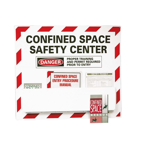 Confined Space Safety Center Paper Hazard Sign (CSC)