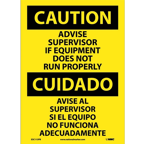 Caution Advise Supervisor (ESC113PB)