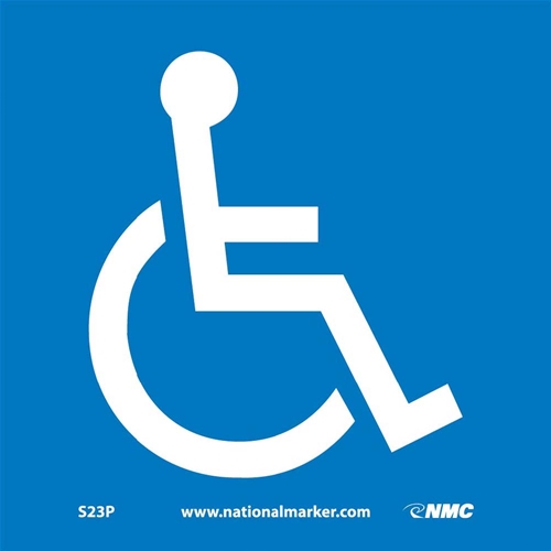 Ada Location Marker Handicapped Sign (S23P)