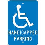 Handicapped Parking Sign (TM146J)