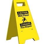 Caution Wet Floor - Bilingual Heavy Duty Floor Stand (HDFS201)