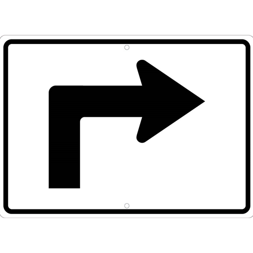 Advance Turn Arrow Right Sign (TM501J)