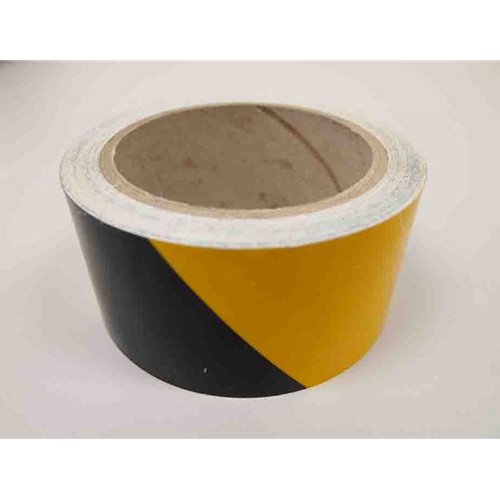 Reflective Striped Safety Tape Black/Yellow (RHS2BY)