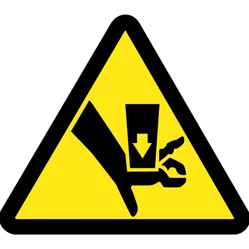 Crush Hazard Iso Label (ISO244AP)