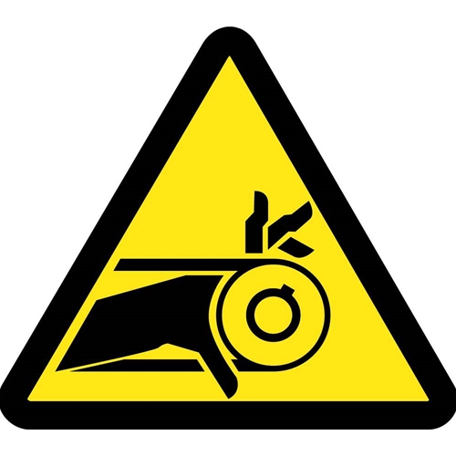Belt Drive Entanglement Hazard Iso Label (ISO246AP)
