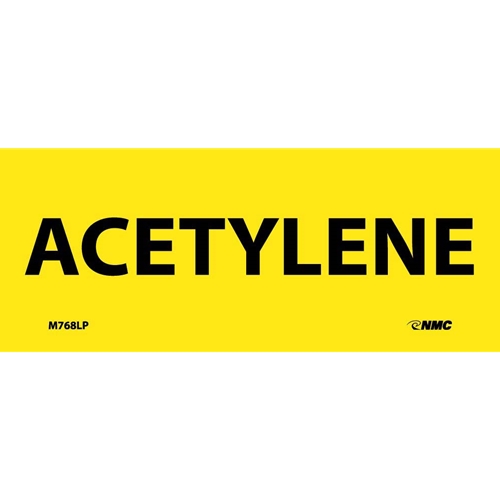 Acetylene Hazmat Label (M768LP)