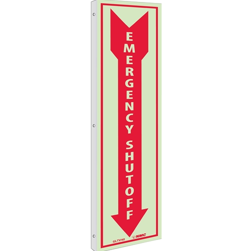 Emergency Shut Off Sign (GLTV40)