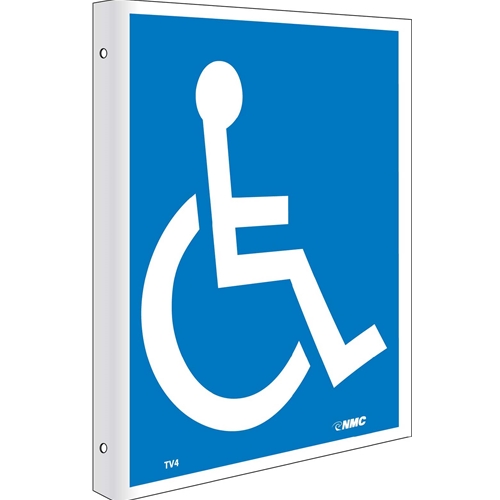 2-View Handicapped Sign (TV4)