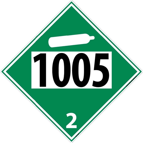 1005 2 Dot Placard Sign (DL71BP)