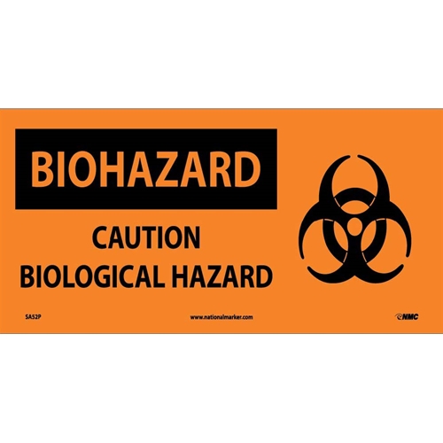 Biohazard Caution Biological Hazard Sign (SA52P)