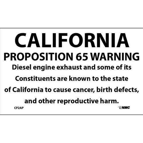 California Proposition 65 Warning California  Proposition 70 (CP2AP)