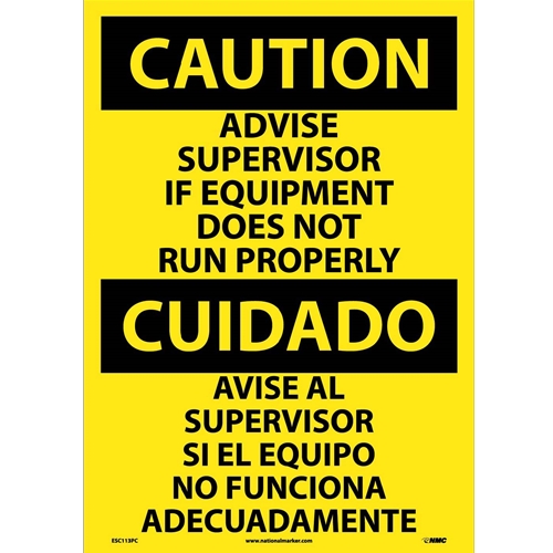Caution Advise Supervisor (ESC113PC)
