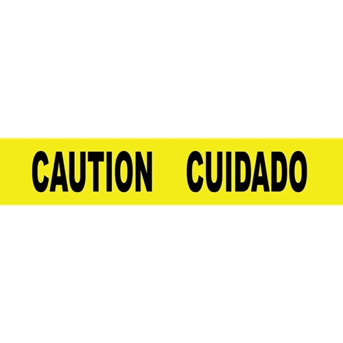 Caution Bilingual 2 Mil Printed Barrier Tape (PT44-2ML)