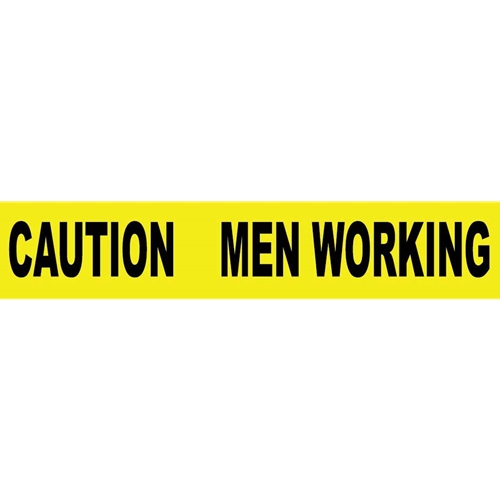 Caution  Men Working Printed Barricade Tape (PT6)